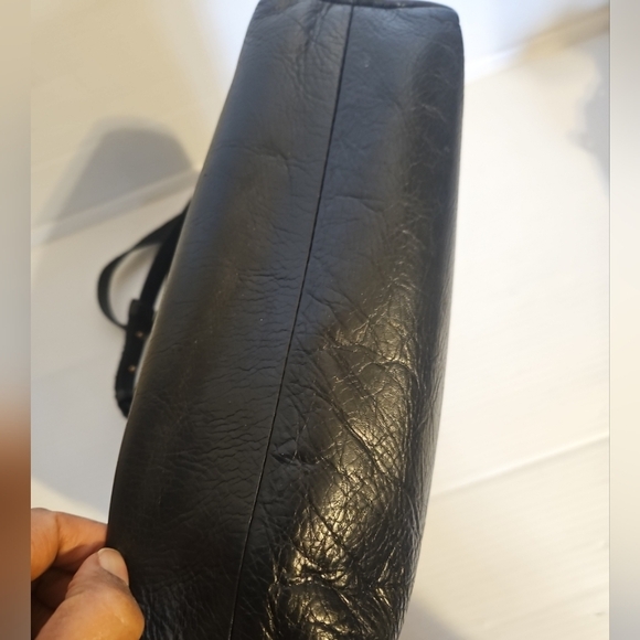 Madewell The Zip-Top Transport Black Leather Satchel  Convertible Crossb… - Picture 9 of 12